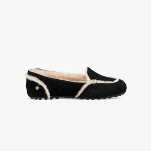 Ugg Hailey Loafer Women Flats Black (9317QAYRF)